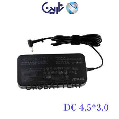 شارژر اورجینال ایسوس 19ولت 6.32 آمپر(3.0*4.5)