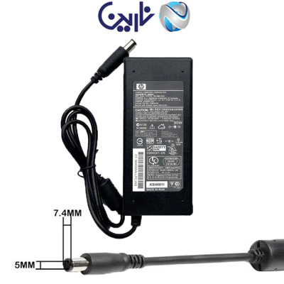 شارژر لپ تاپ اچ پی Adaptor HP 19V 4.7A سردلی 7.4*5.0