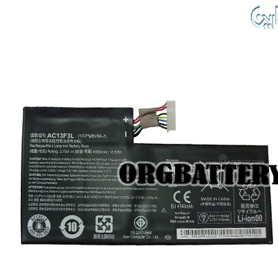 باتری لپ تاپ ایسر مدل Battery Original Acer A1-810 / AC13F3L